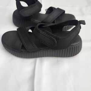 Rihero Black Platform Sandals